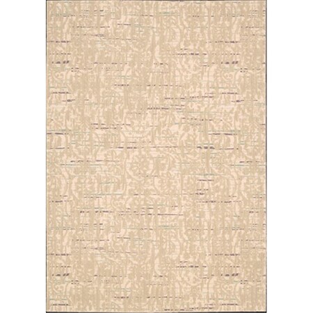 Nourison Nepal Area Rug Collection Sand 5 Ft 3 In. X 7 Ft 5 In. Rectangle 99446151605